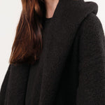 Lauren Manoogian Apparel Womens Sweaters Capote Coat in Black