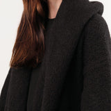 Lauren Manoogian Apparel Womens Sweaters Capote Coat in Black