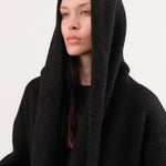 Lauren Manoogian Apparel Womens Sweaters Capote Coat in Black