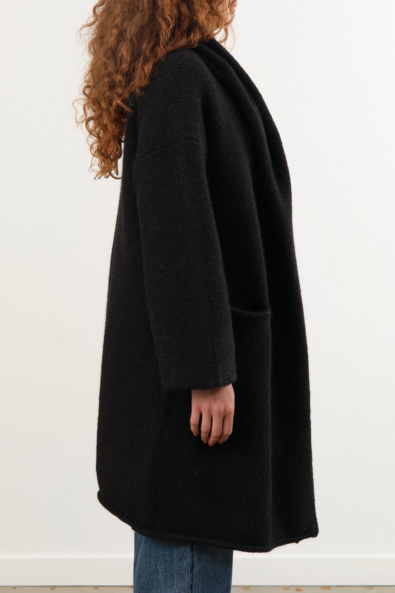 Lauren Manoogian Apparel Womens Outerwear Capote Coat in Black