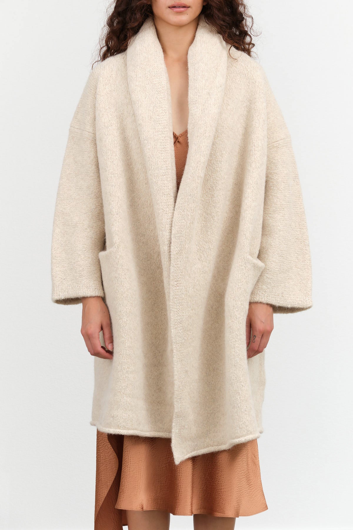 Capote Coat by Lauren Manoogian in Ecru