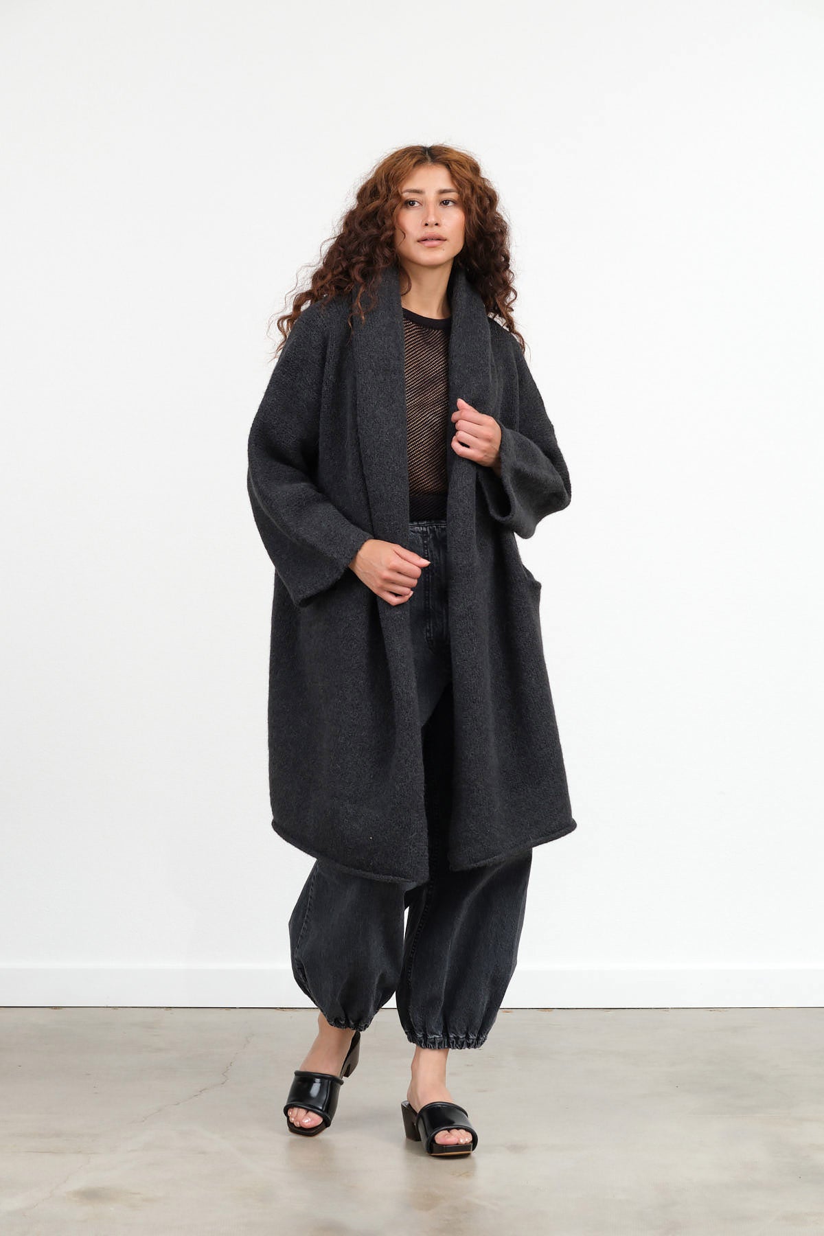 Lauren Manoogian Capote Coat in Ink