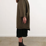 Lauren Manoogian Apparel Womens Sweaters Capote Coat in Olive