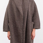Lauren Manoogian Apparel Womens Outerwear Capote Coat in Patina