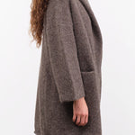 Lauren Manoogian Apparel Womens Outerwear Capote Coat in Patina