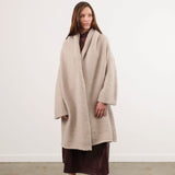 Lauren Manoogian Apparel Womens Sweaters Capote Coat in Pebble