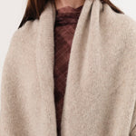 Lauren Manoogian Apparel Womens Sweaters Capote Coat in Pebble
