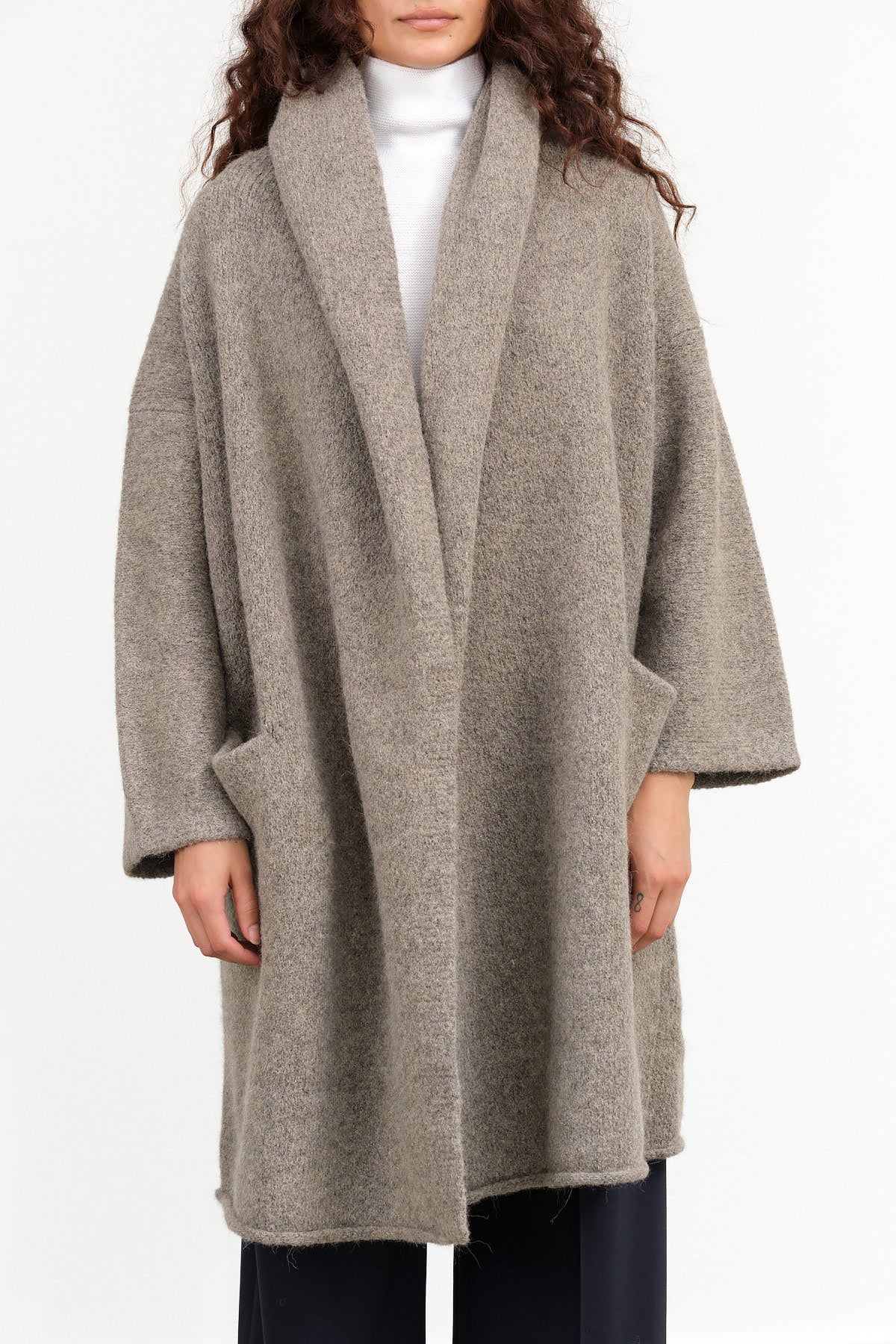 Capote Coat by Lauren Manoogian in Rock