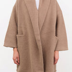 Lauren Manoogian Apparel Womens Outerwear Capote Coat in Tobacco