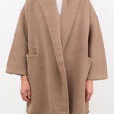 Lauren Manoogian Apparel Womens Outerwear Capote Coat in Tobacco