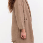 Lauren Manoogian Apparel Womens Outerwear Capote Coat in Tobacco