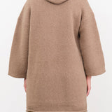 Lauren Manoogian Apparel Womens Outerwear Capote Coat in Tobacco