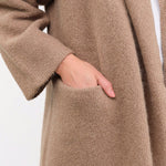 Lauren Manoogian Apparel Womens Outerwear Capote Coat in Tobacco