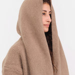 Lauren Manoogian Apparel Womens Outerwear Capote Coat in Tobacco