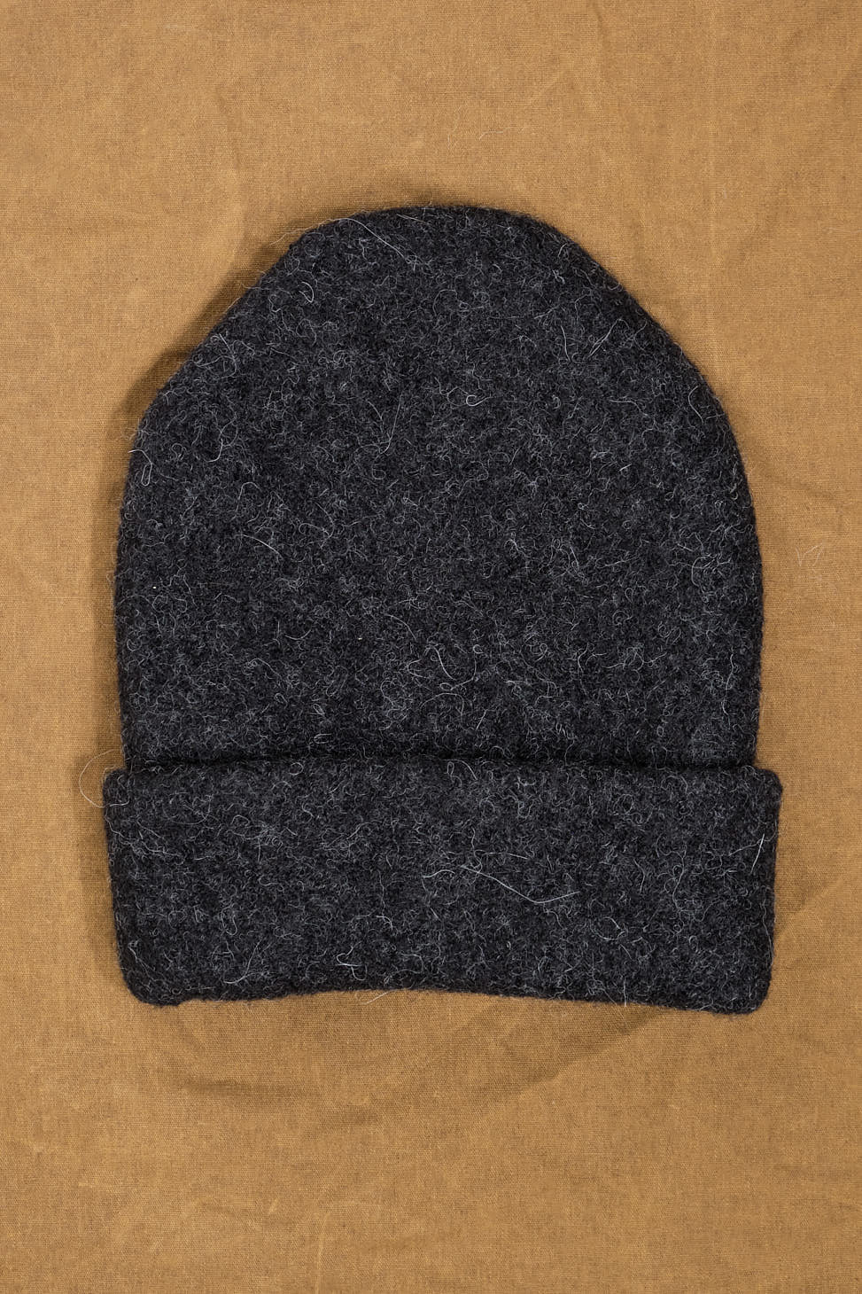 Carpenter Hat in Black Melange