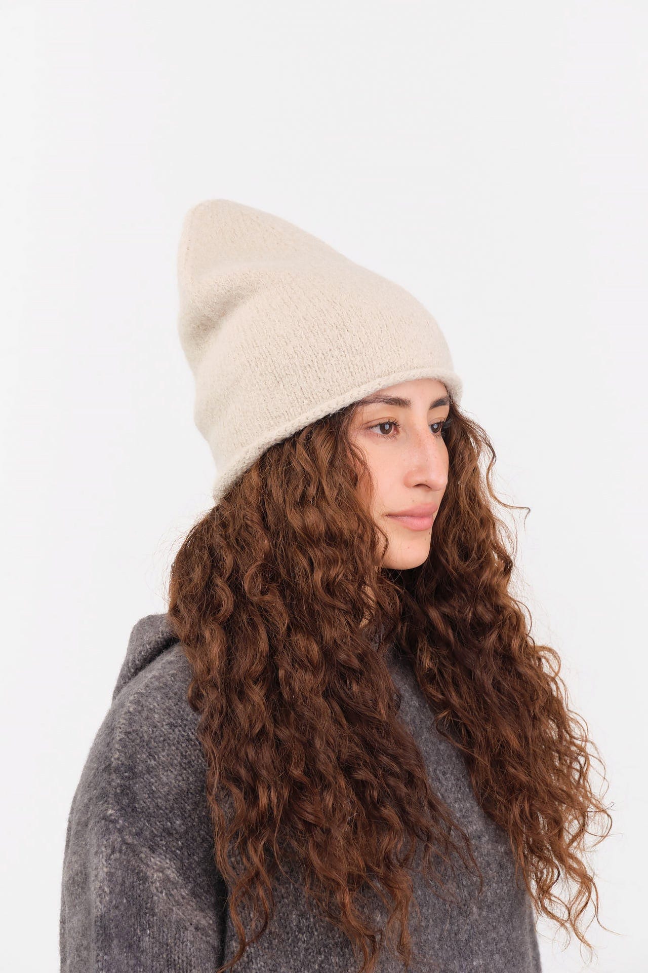 Lauren Manoogian Accessories Hats Crown Beanie in Antique Melange Antique Melange / One Size