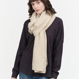 Lauren Manoogian Diamond Quilt Scarf in Ecru