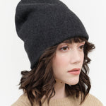 Double Beanie by Lauren Manoogian in Ink