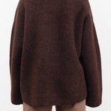 Lauren Manoogian Apparel Womens Outerwear Double Face Cardigan in Merlot