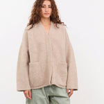 Lauren Manoogian Apparel Womens Outerwear Double Face Cardigan in Oak