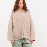Lauren Manoogian Apparel Womens Outerwear Double Face Cardigan in Oak