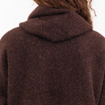 Lauren Manoogian Apparel Womens Outerwear Double Face Coat in Merlot