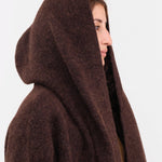 Lauren Manoogian Apparel Womens Outerwear Double Face Coat in Merlot