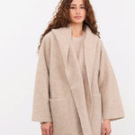Lauren Manoogian Apparel Womens Outerwear Double Face Coat in Oak