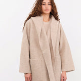 Lauren Manoogian Apparel Womens Outerwear Double Face Coat in Oak