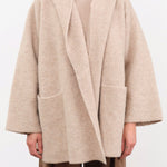 Lauren Manoogian Apparel Womens Outerwear Double Face Coat in Oak