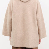 Lauren Manoogian Apparel Womens Outerwear Double Face Coat in Oak