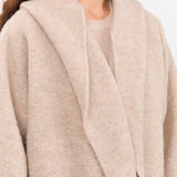 Lauren Manoogian Apparel Womens Outerwear Double Face Coat in Oak