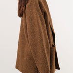 Lauren Manoogian Apparel Womens Sweaters Double Face Coat in Rust