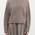 Lauren Manoogian Apparel Womens Sweaters Double Knit Boatneck