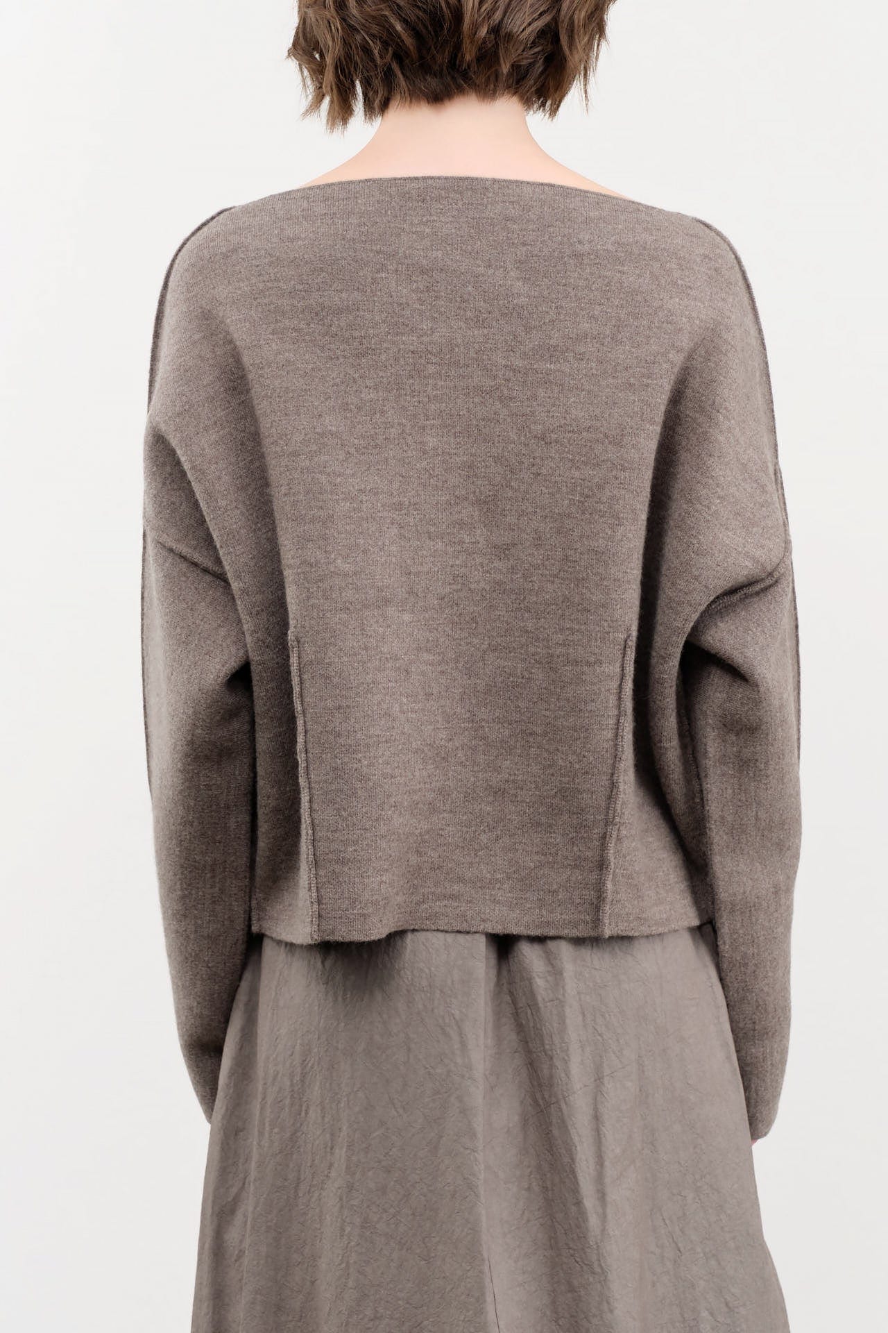 Lauren Manoogian Apparel Womens Sweaters Double Knit Boatneck