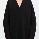 Lauren Manoogian Apparel Womens Jackets Double Knit Lap Jacket