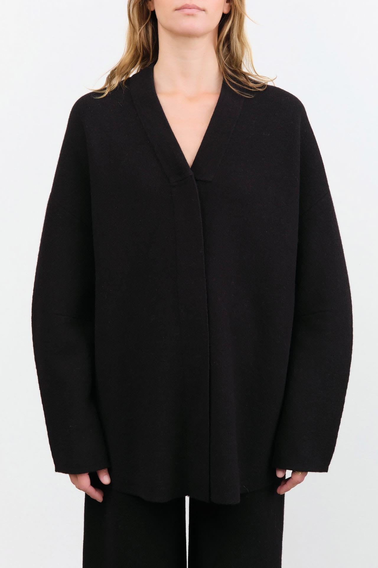 Lauren Manoogian Apparel Womens Jackets Double Knit Lap Jacket