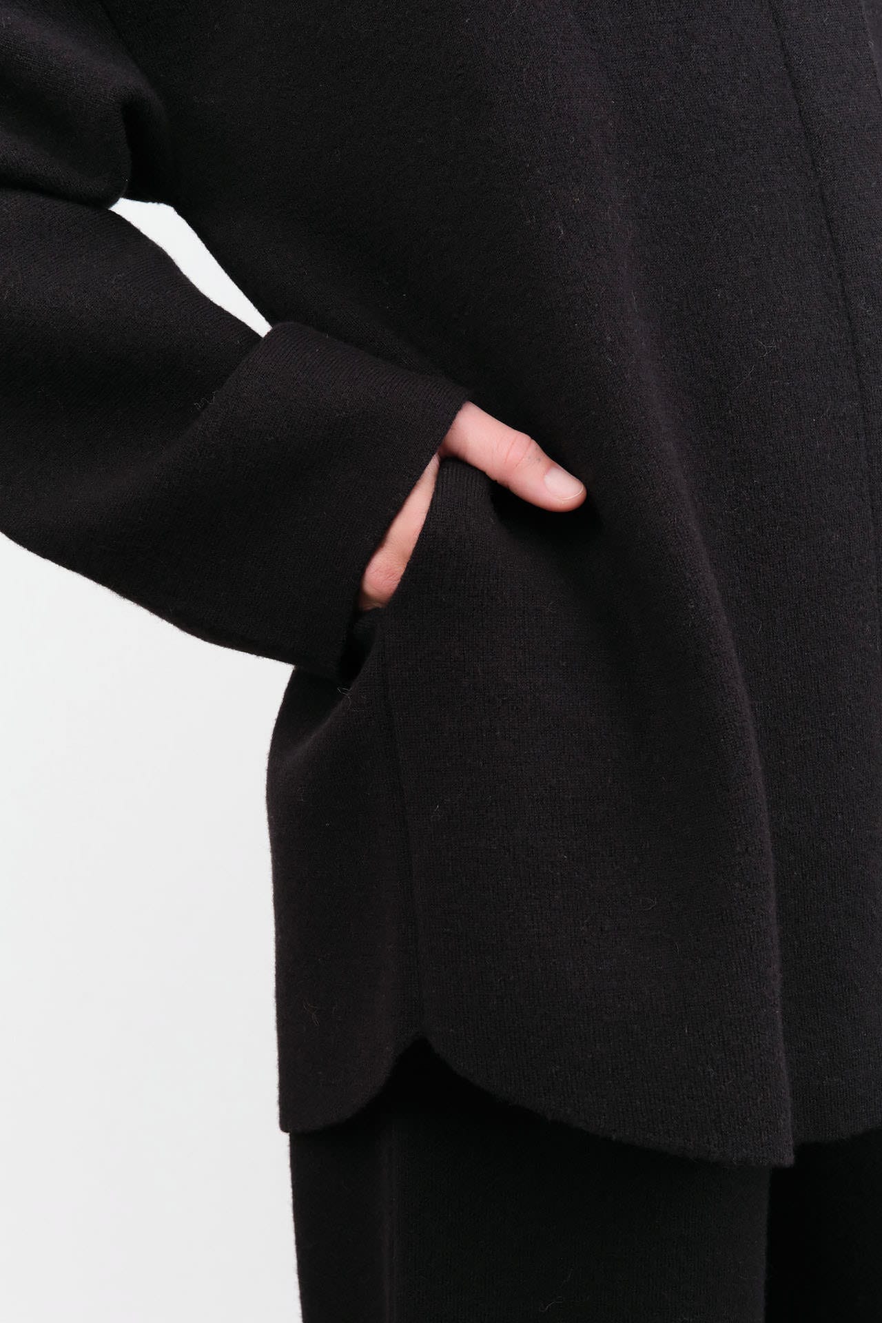 Lauren Manoogian Apparel Womens Jackets Double Knit Lap Jacket
