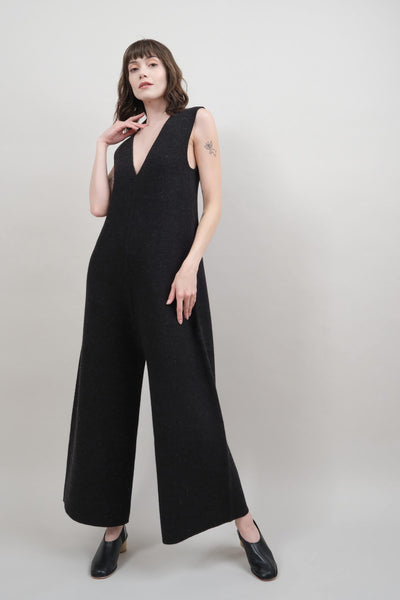 Double Knit Miter Jumpsuit