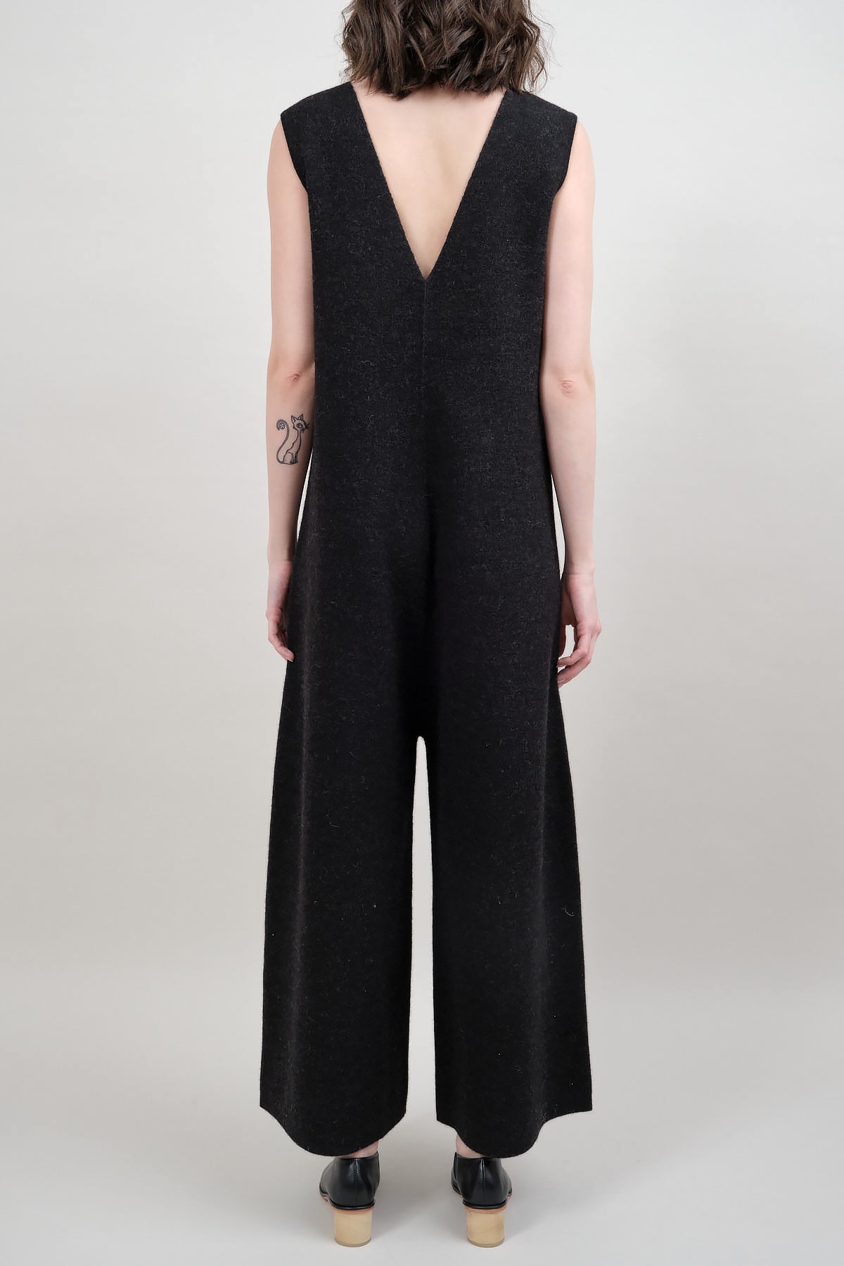 Double Knit Miter Jumpsuit