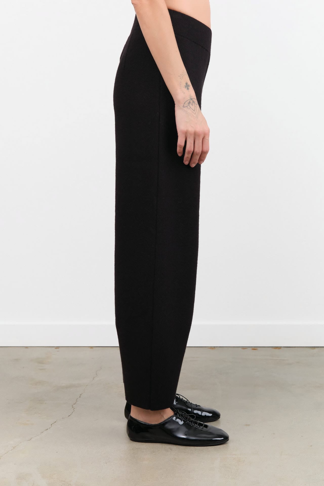Lauren Manoogian Apparel Womens Knit Pants Double Knit Taper Pants