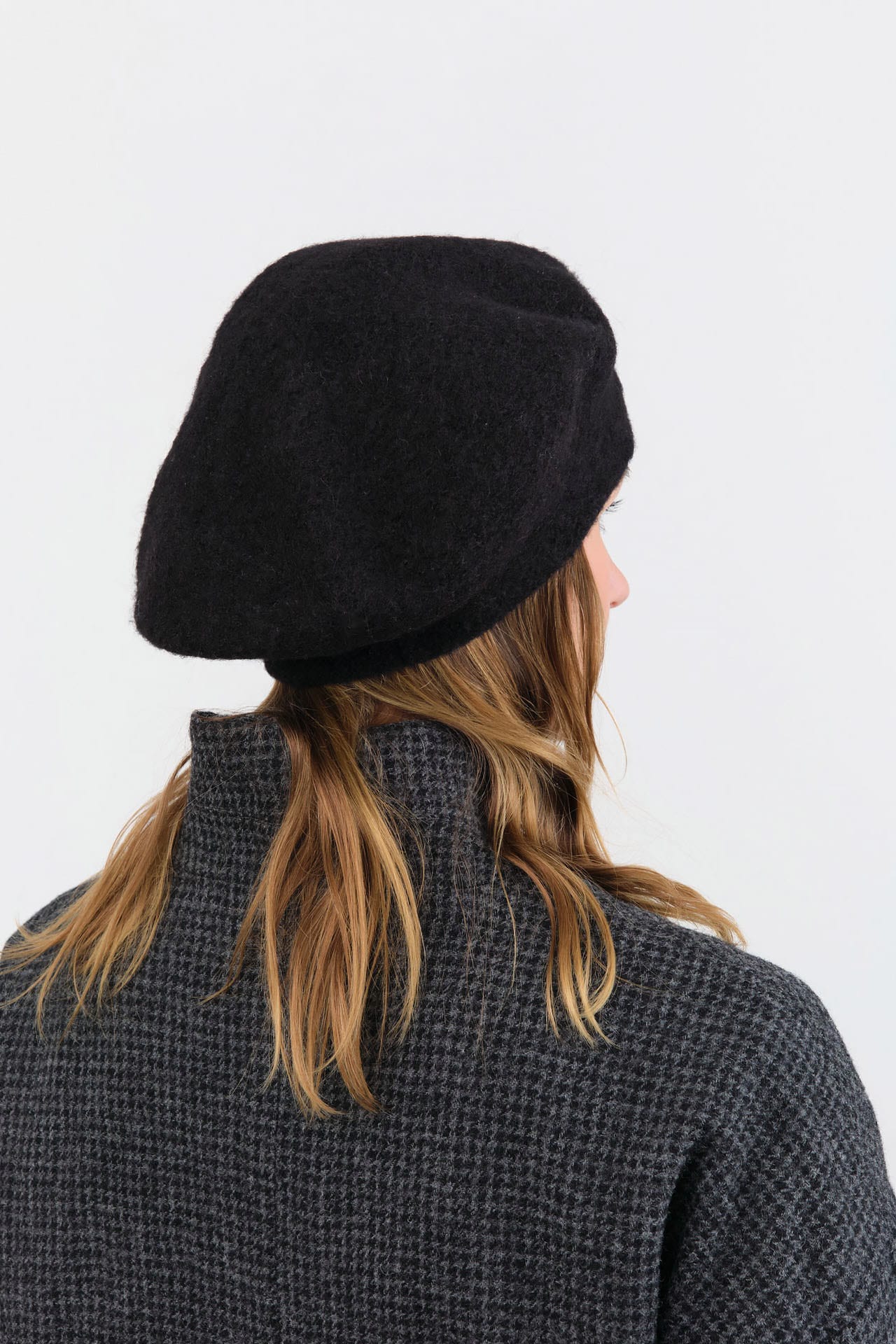 Lauren Manoogian Accessories Hats Felt Beret in Black Black