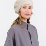 Lauren Manoogian Accessories Hats Felt Beret in Pebble Pebble