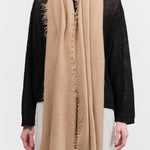 Felt Fringe Scarf by Lauren Manoogian in Camel