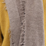 Lauren Manoogian Accessories Scarves Felt Fringe Scarf in Cinder Cinder / One Size