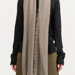 Felt Fringe Scarf by Lauren Manoogian in Concrete