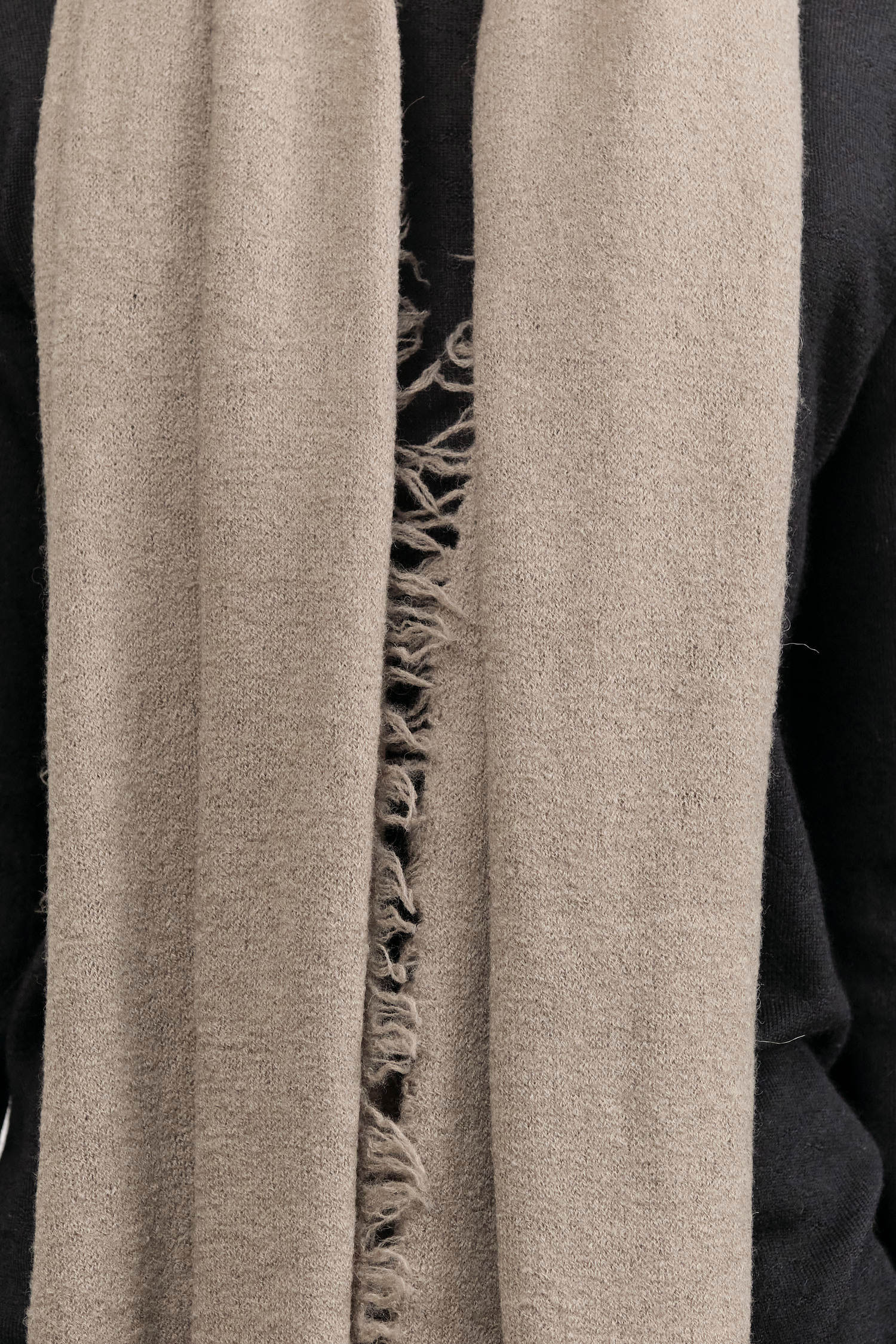 Concrete Felt Fringe Scarf by Lauren Manoogian