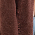 Lauren Manoogian Accessories Scarves Felt Fringe Scarf in Merlot Merlot / One Size