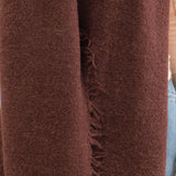 Lauren Manoogian Accessories Scarves Felt Fringe Scarf in Merlot Merlot / One Size