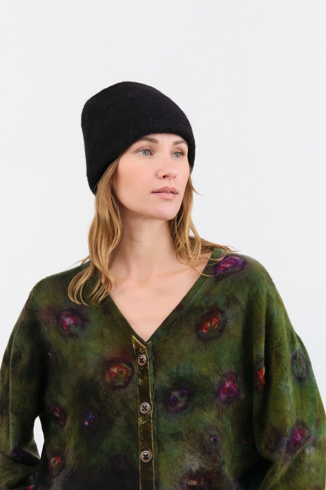 Lauren Manoogian Accessories Hats Felt Toque in Black Black